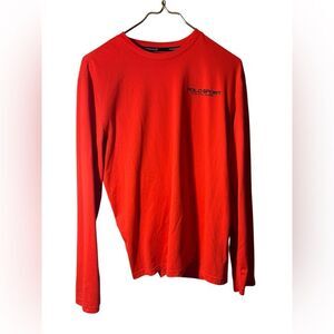 POLO SPORT RALPH LAUREN | performance orange l/s shirt medium